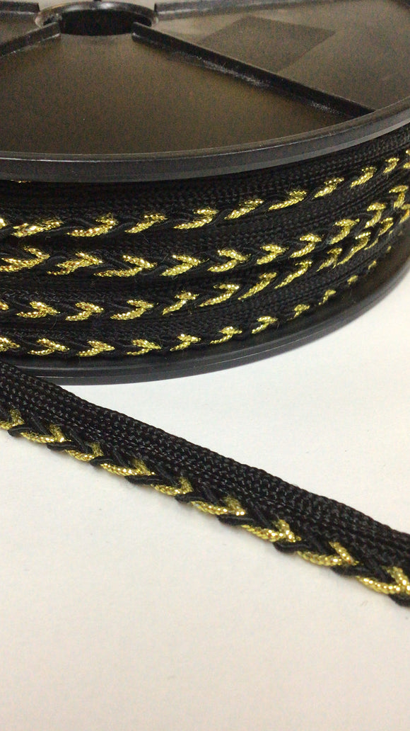 Braided piping tape