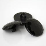 Round shank facet button