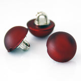 Half dome acrylic mushroom shank buttons