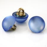 Half dome acrylic mushroom shank buttons