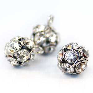 Ball multi-stone shank button