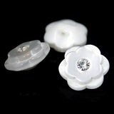 Flower with centre diamonte button