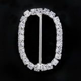Oval  shape Diamanté buckle