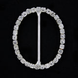 Oval  shape Diamanté buckle