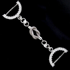 Fancy diamante shoe buckle
