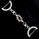 Fancy diamante shoe buckle