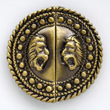 Vintage Western lion head Buckle