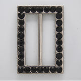 Rectangle diamante buckle