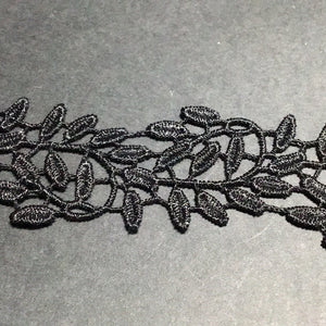 NEW - Embroidered Leaves Trim
