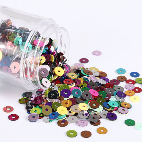 6mm flat sequins in pack