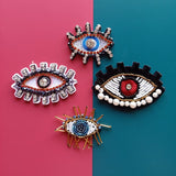 Emb Iron on patches - Eyes