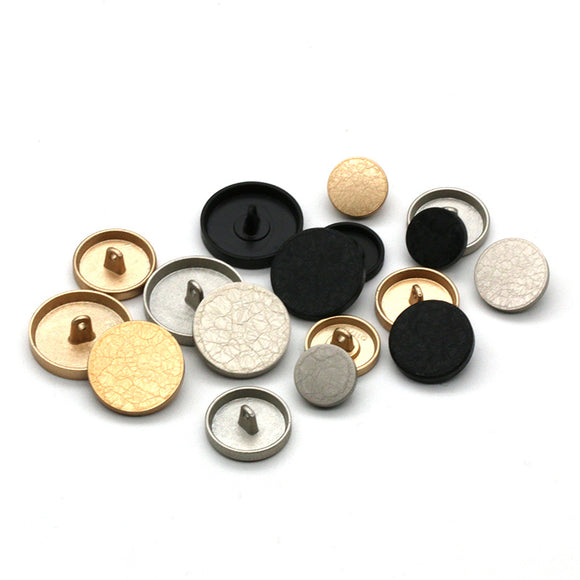 Metal Turtle cracking pattern button