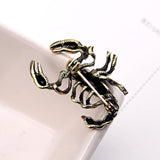 Scorpions brooches with dimanate