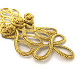 Decorative Chinese plate buckle Sew On Patches For Clothing Retro Baroque Applique Cord Patch