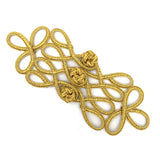 Decorative Chinese plate buckle Sew On Patches For Clothing Retro Baroque Applique Cord Patch