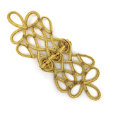 Decorative Chinese plate buckle Sew On Patches For Clothing Retro Baroque Applique Cord Patch