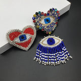 Emb Iron on patches - Eyes