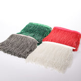 Bugle Beaded Fringe Trim on Satin ribbon