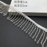 NEW - crystal seeding beads fringe