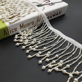 NEW - crystal seeding beads fringe