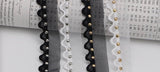NEW - emb on mesh with stud edging trims