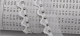 NEW - emb on mesh with stud edging trims