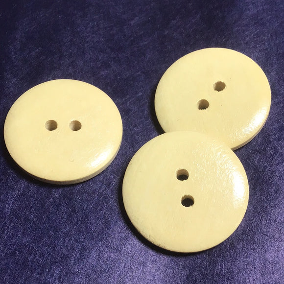 NEW - Natural Wooden Button