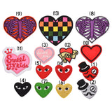 Emb patches - Heart(Iron On)