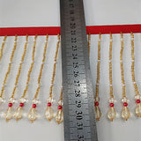 NEW - crystal seeding beads fringe
