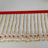 NEW - crystal seeding beads fringe