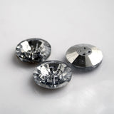 Dish in Crystal 4Hole button