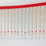 NEW - crystal seeding beads fringe