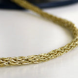 Rope weave braid silver 5mm
