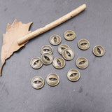 Fish Eye Metal Button