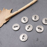 Fish Eye Metal Button