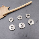 Fish Eye Metal Button