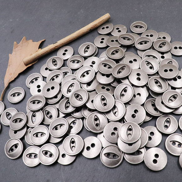 Fish Eye Metal Button