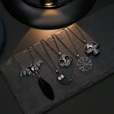 Jewelry Long Head Ghost Pumpkin Sweater Chain Bat Pendant Halloween Necklace