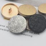 Metal Turtle cracking pattern button