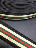 Firm Solid Elastic with Stripe Pattern
