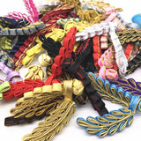 Handmade Double side Leaves Sewing Fasteners Chinese Knot Closure Cheongsam Frog Buttons