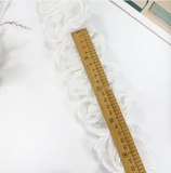 {2026 NEW} Colorful 3D chiffon rose flower lace edge trim