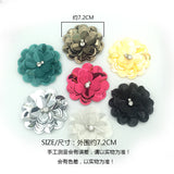 3D Sequin Flowers Sewing on Flat Back Patches
