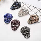 Diamante emb patch - Skull sewing on
