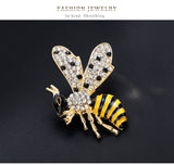 Bee broches with diamnate / pearl