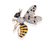 Vintage quartz bee brooch and pendant