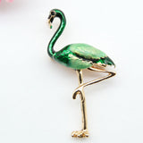 Brooch Glazed Stereoscopic Flamingo Suit Dress Accessories