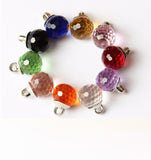 Glass ball shank button - 10mm