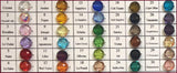 Austria 5000 pineapple cut Crystal beads pack