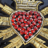 Emb patches - Heart(Iron On)